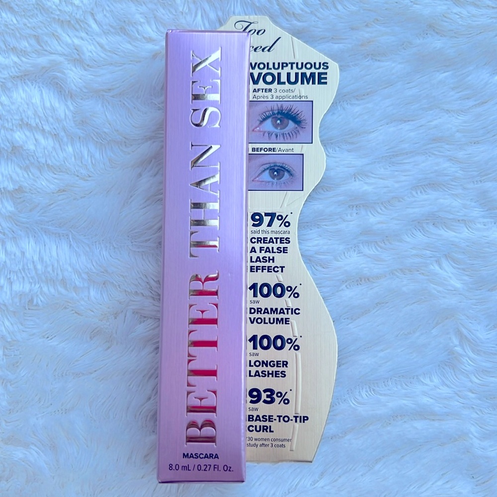 Too Faced. Better Than Sex Mascara. Color Black.